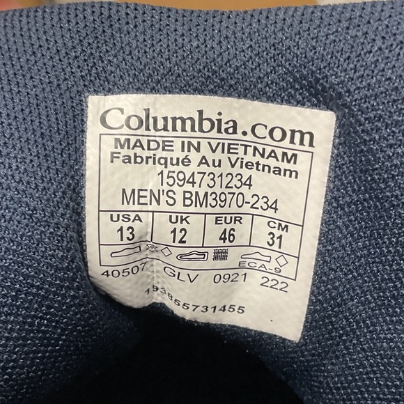 MensNewton Ridge Plus II Suede WP Hiking Boot Elk Sunset Red Tan Navy 13 - Picture 9 of 12